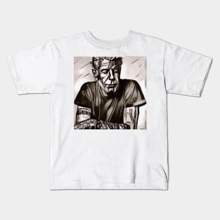 Anthony Bourdain Travel Tee Kids T-Shirt